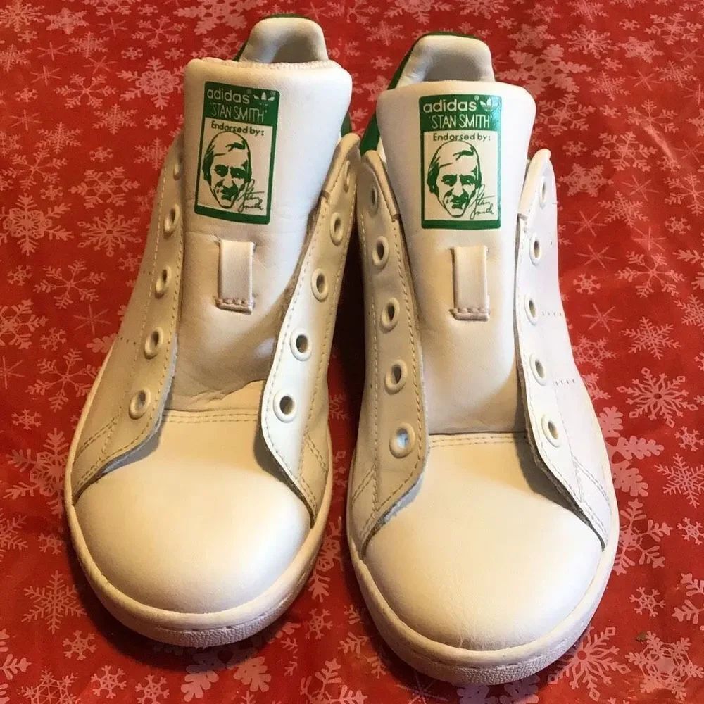 Stan smith Adidas ortholite sneakers size 2 no laces